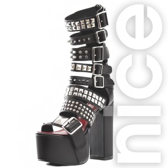 CHARLA TEDRICK SID PLATFORM BOOT BLACK - Picture 4 of 6